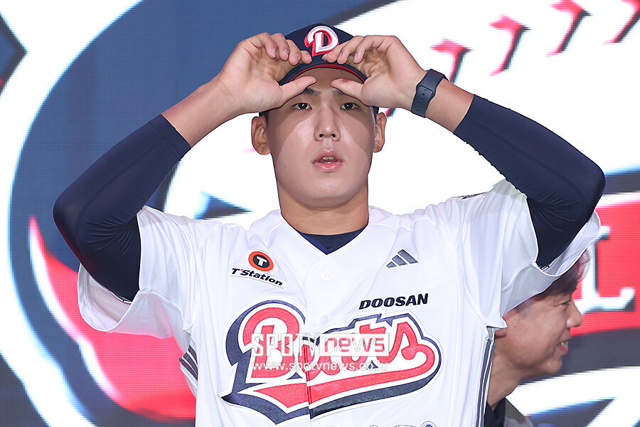 [포토S] 서울고 김지우, '두산 품으로'