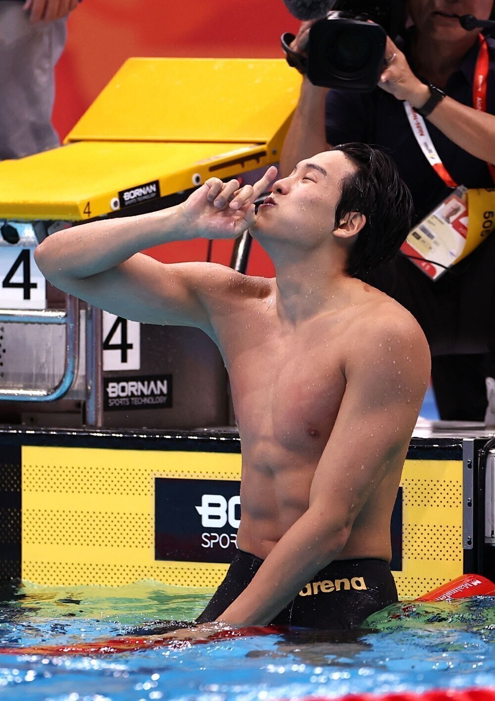 또 AG 신기록 작성→50m 금메달 수확! 김영범 드디어 활짝 웃었다 "어제 아쉬웠기에 두 배로 짜릿"