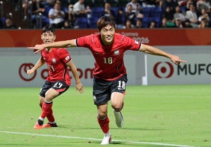 베트남에 복수한다! 이민성호, 2연승+조 1위 8강 진출…신민하-김명준 연속 헤더골로 사우디에 2-0 승리