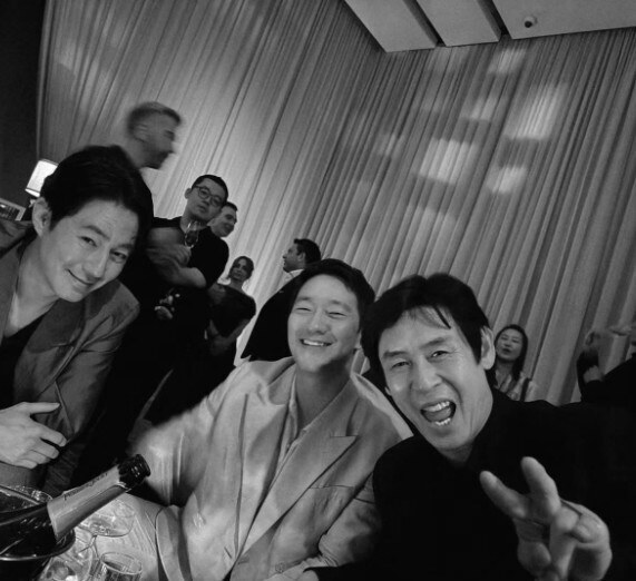 손석구, 토론토서 설경구·조인성 만났다…뜻밖의 '케미'