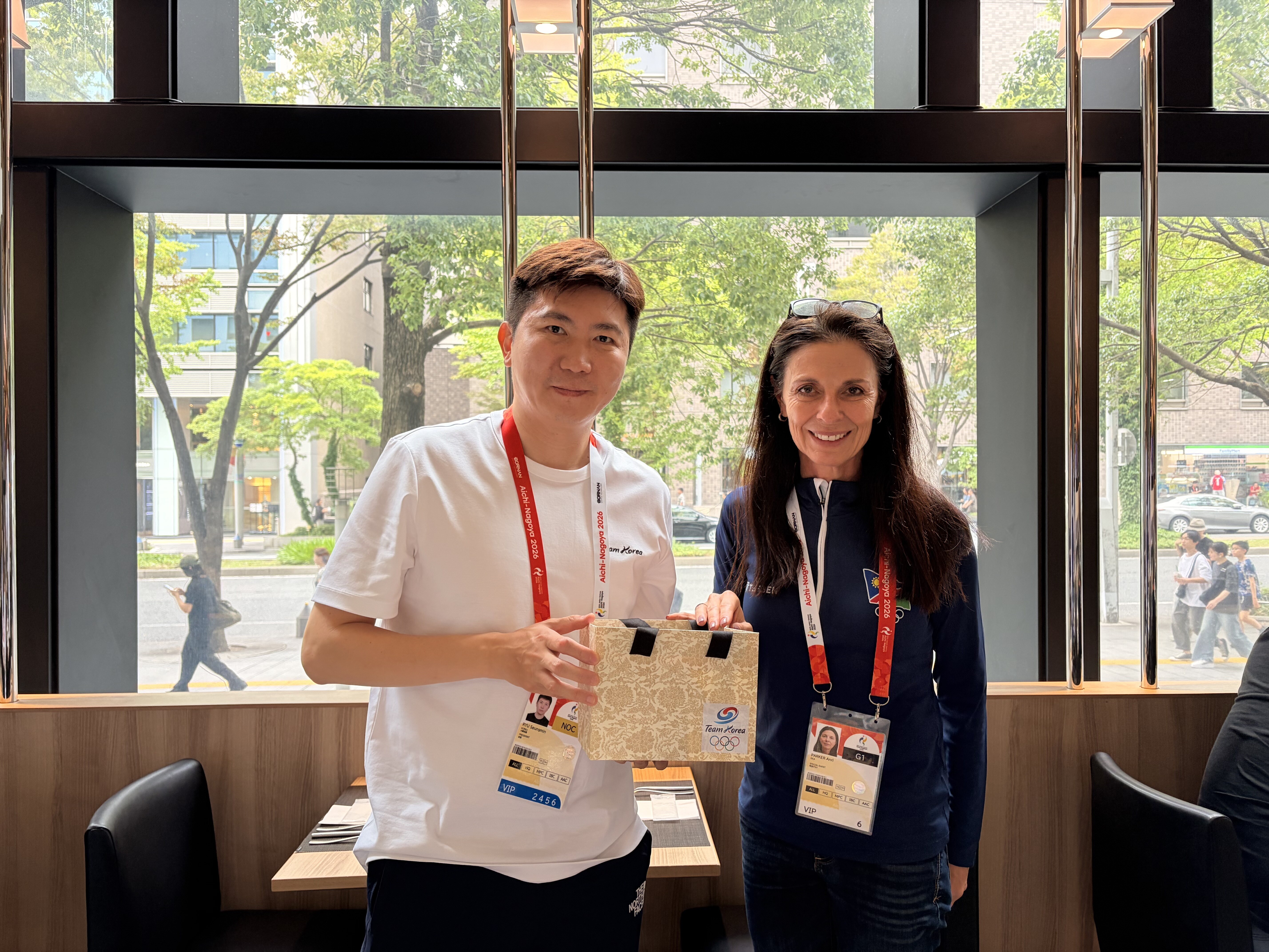 유승민 대한체육회장 광폭 행보, IOC-OCA-NOC 등 국제스포츠 기구 인사 만나 친밀한 스포츠 외교[나고야 NOW]