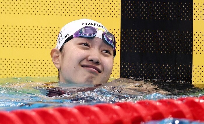 1등 못했어도 자랑스러운 딸…"엄마 보고 싶어요" 0.12초 때문에 금메달 놓친 박시은, 울면서 꺼낸 한마디
