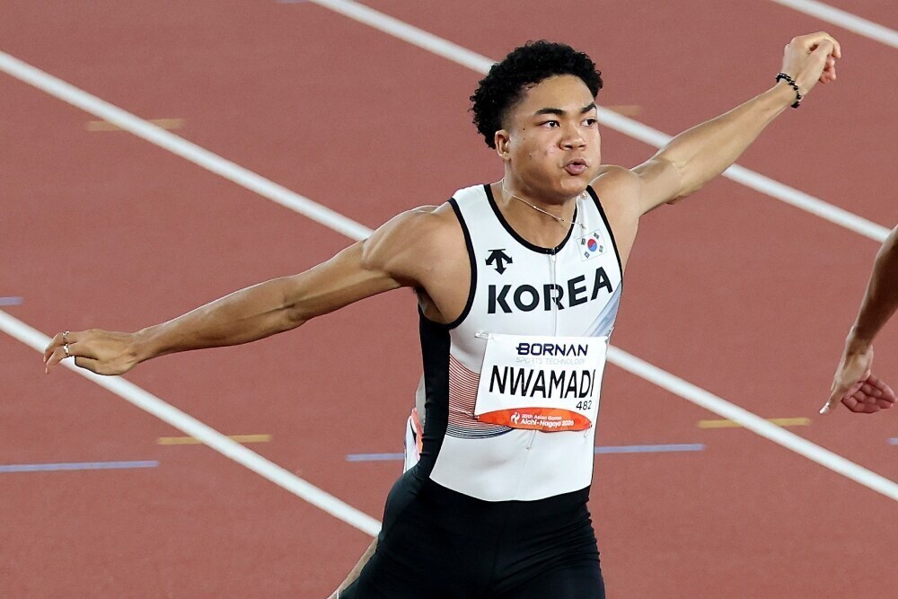 韓 100m 메달 나오나했는데…'아, 아쉽다' 조엘진-비웨사 나란히 4-5위, 태국 분손 9.9초→亞 신기록 금메달