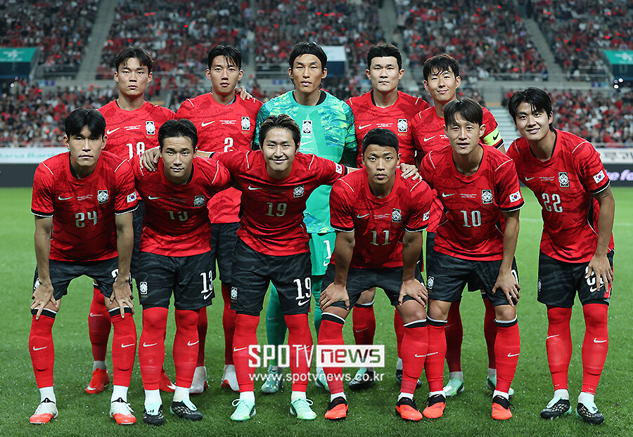 [포토S] '손흥민-이강인 선발' 우루과이전 베스트 11