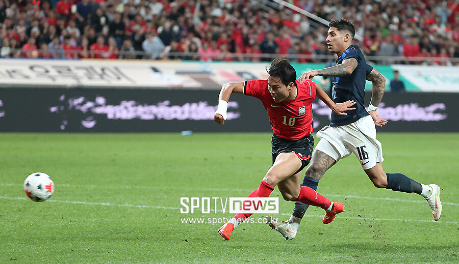 [포토S] 오현규, '제발 들어가라'