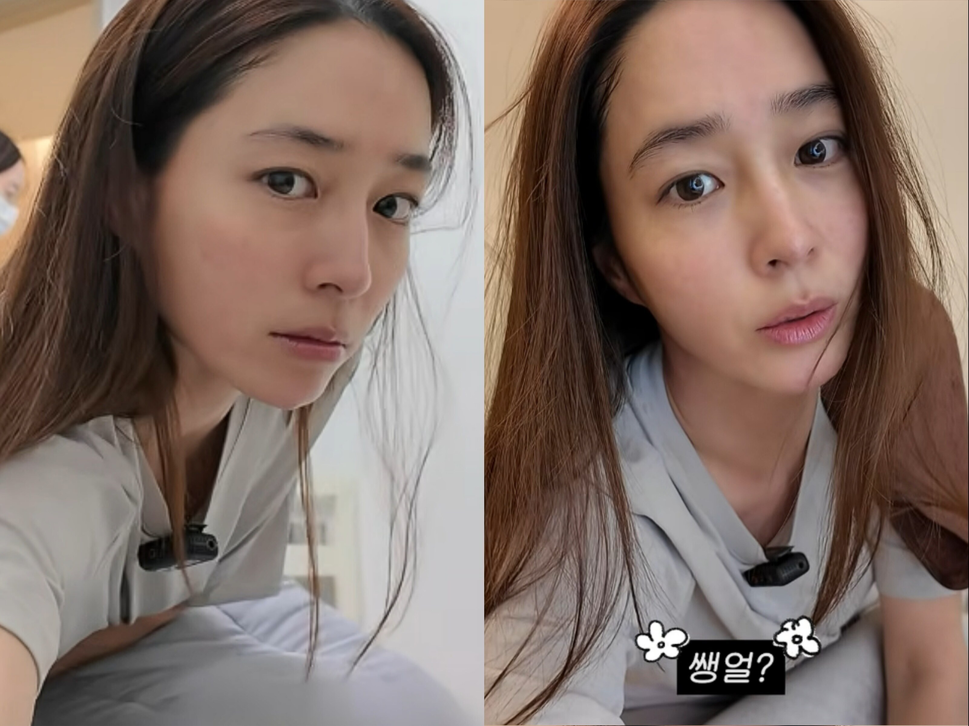 '이병헌♥' 이민정, 데뷔 후 첫 쌩얼 공개…화장 전후 차이없는 여신 '미모'