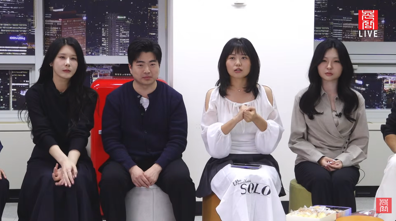▲ 왼쪽부터 영숙, 광수, 현숙, 정숙. 출처| '촌장엔터테인먼트TV' 유튜브