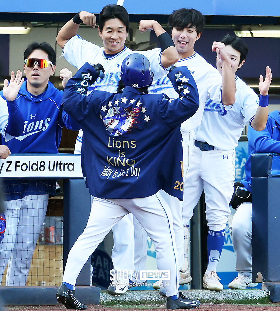 [포토S] 김성윤, '만루홈런 킹!'