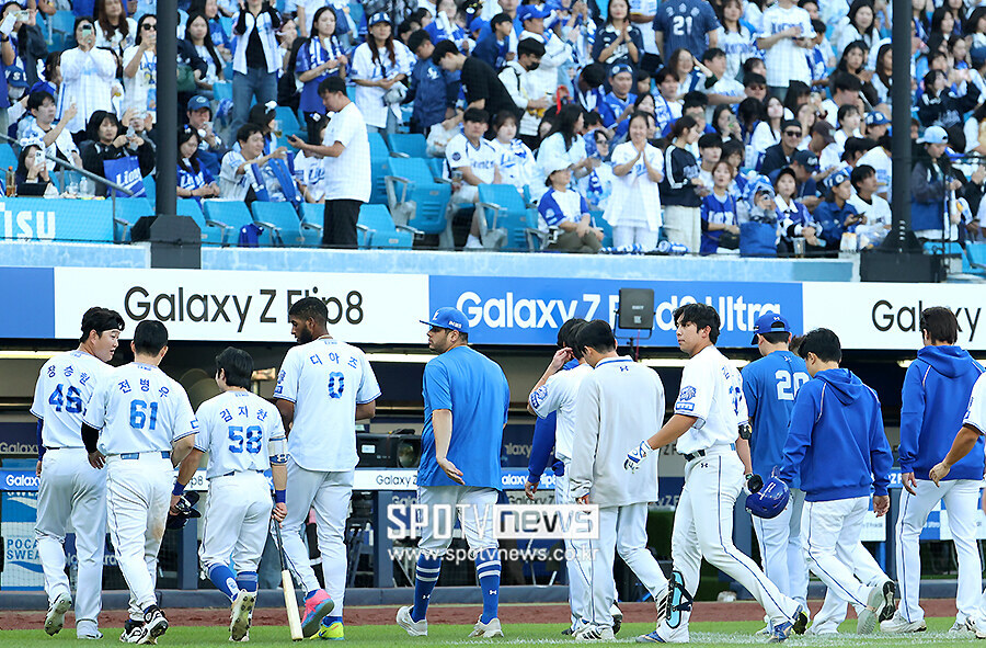 [포토S] 정규시즌 우승 좌절된 삼성