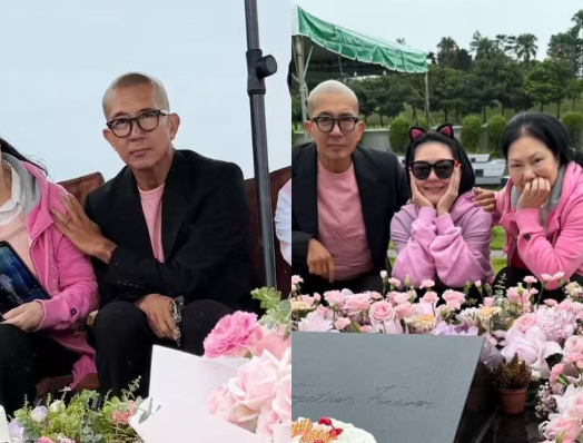 수척한 구준엽, '생일' 故서희원 무덤엔 꽃 둘렀다…처가 식구와 '포착'