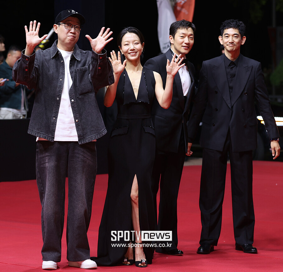 [포토S] 김신록-손석구, '푸른길 팀 왔어요'