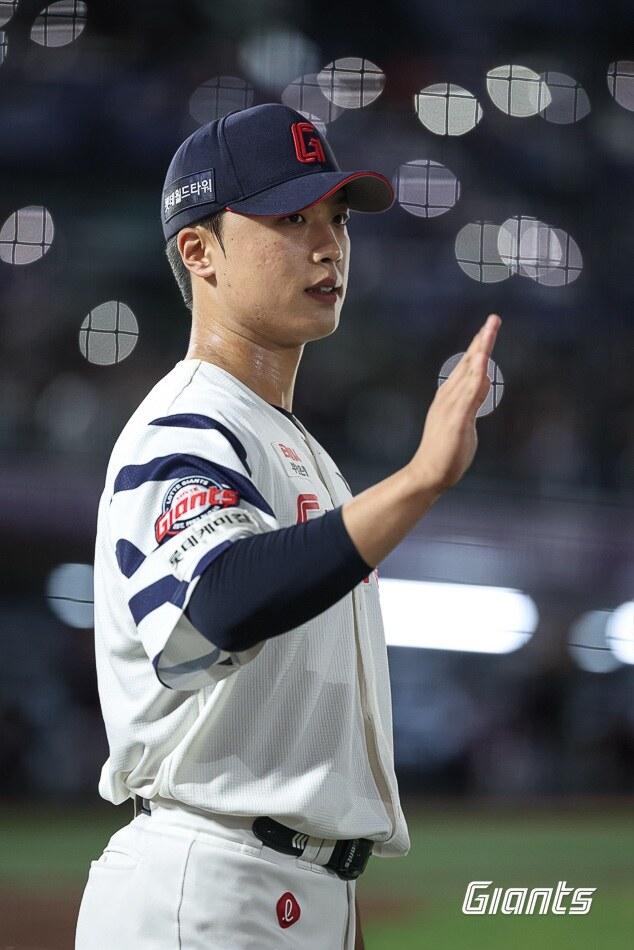 ▲ 박정민 ⓒ롯데 자이언츠