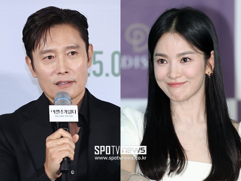 ▲ 이병헌(왼쪽)과 송혜교. ⓒ스포티비뉴스DB