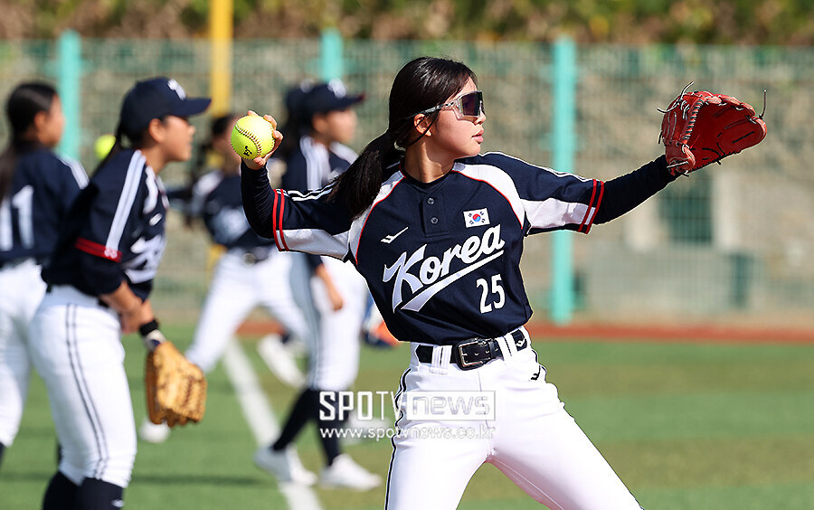 ▲ U-15 소프트볼대표팀 ⓒ곽혜미 기자
