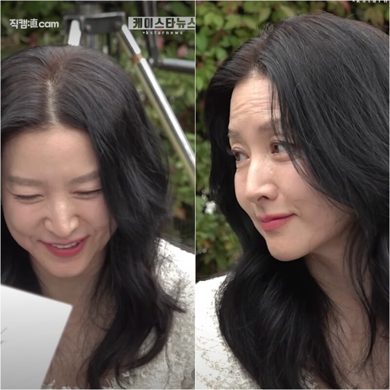 '55세' 이영애, 방부제 미모의 옥에 티는 뿌염? '초근접샷' 갈색 헤어에 "인간미" vs "너무 튀어"