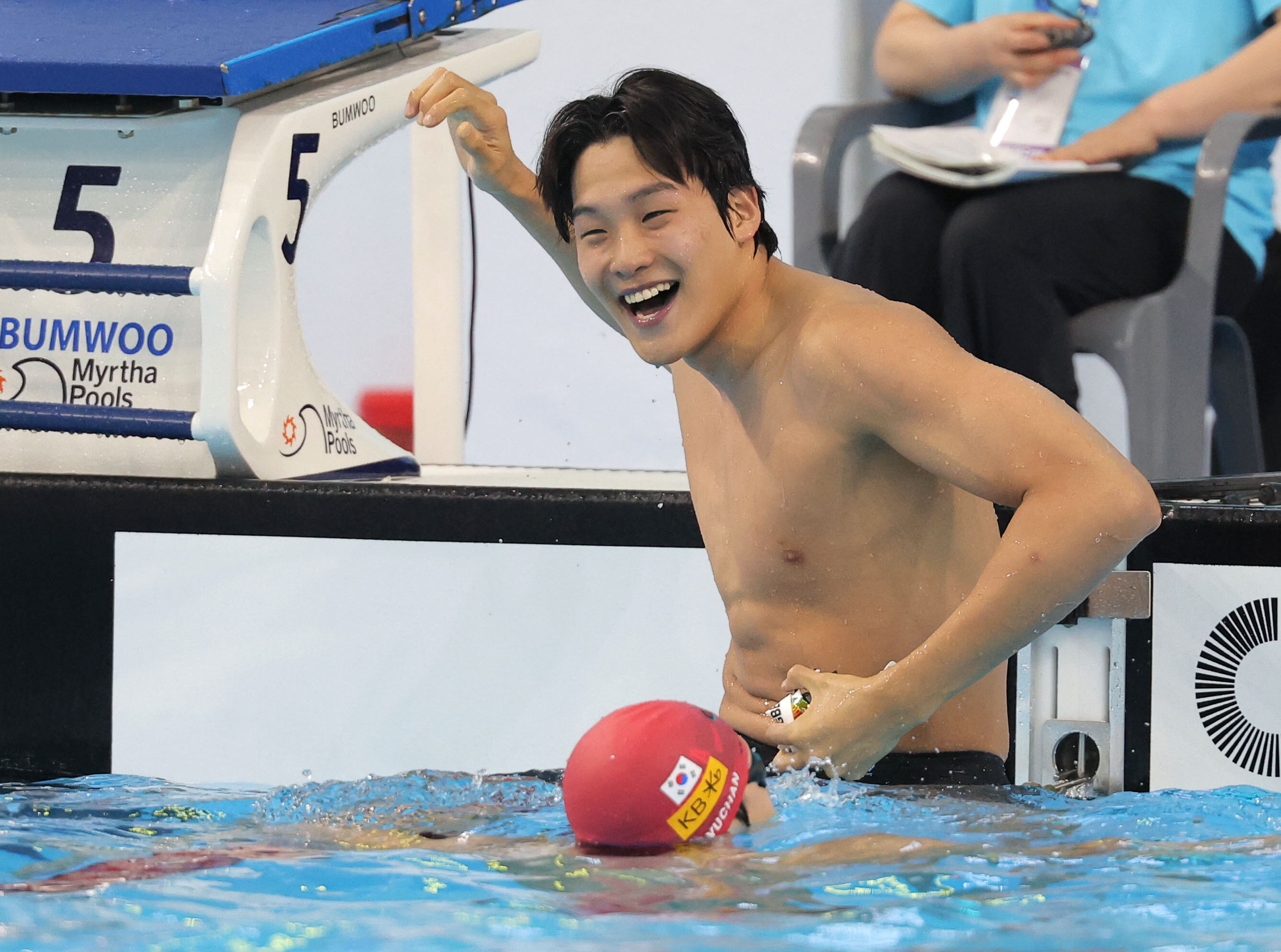 [전국체전] 아시아 제패한 김영범, 제주서도 금빛 질주…자유형 50m 정상