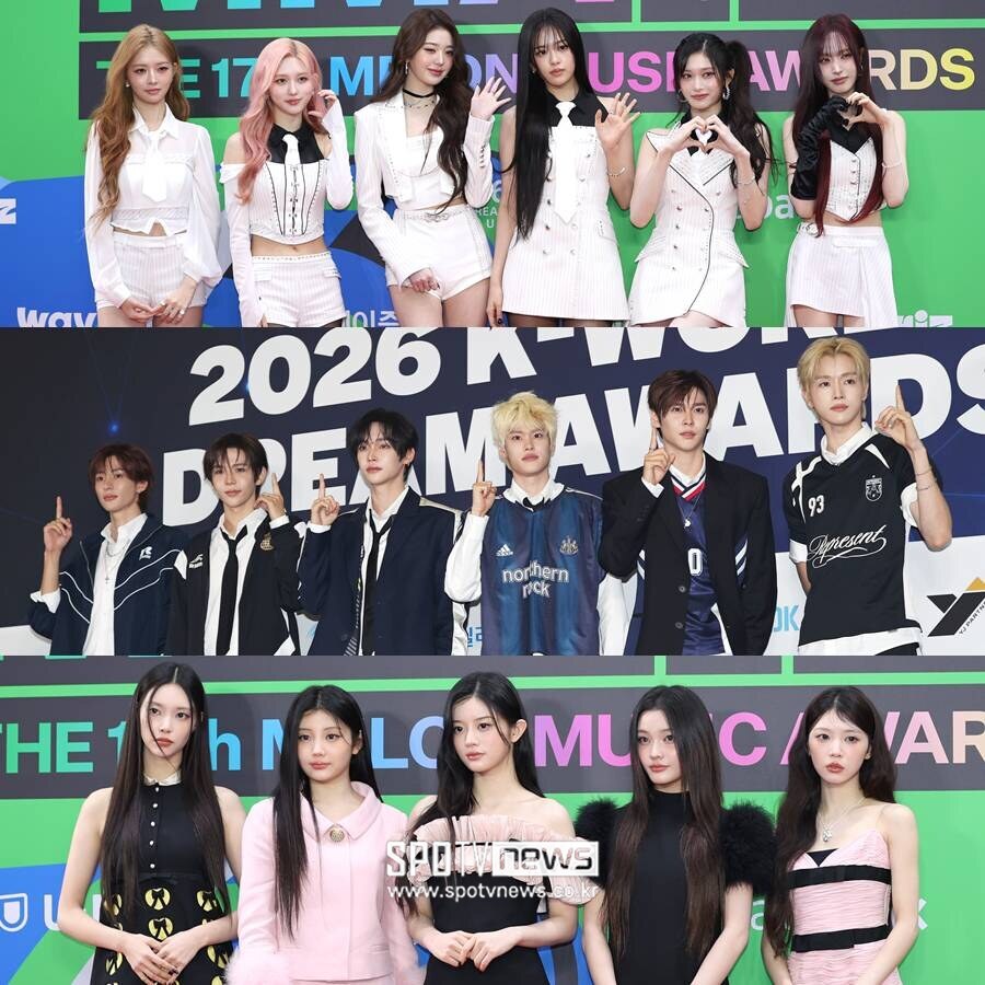 ▲ 아이브, 라이즈, 아일릿(위부터). ⓒ곽혜미 기자