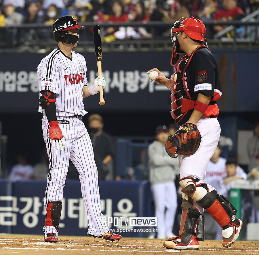 [포토S] 홍창기, '삼진이라니'