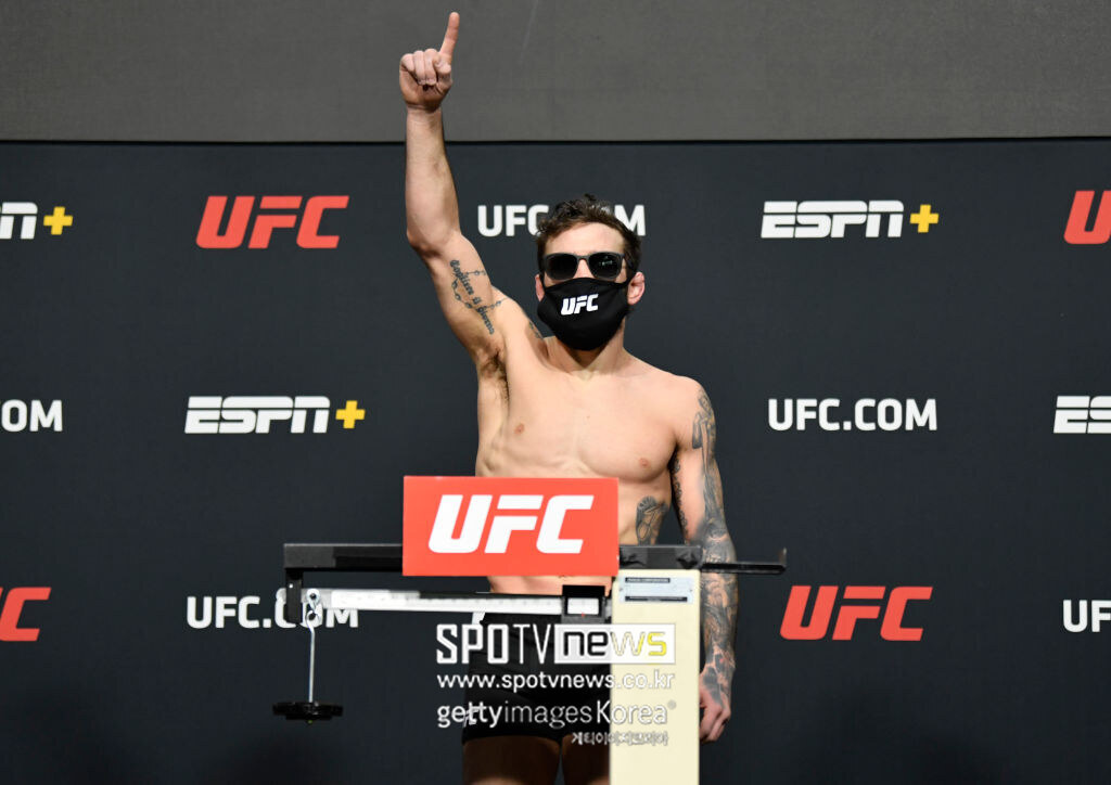 ▲ 2021년 UFC에서 활동했던 지미 리베라.