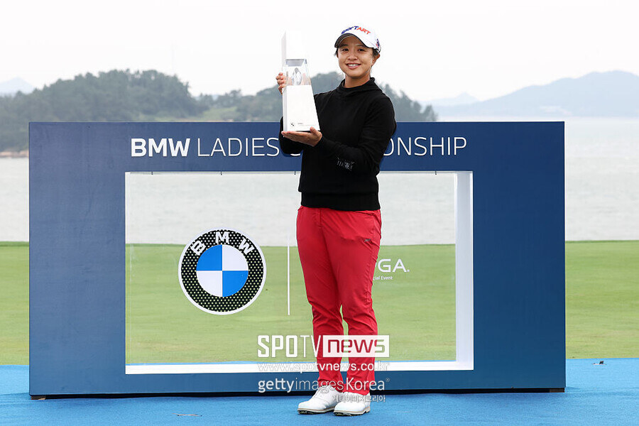 ▲ 2025 BMW 레이디스 챔피언십에서 우승한 김세영