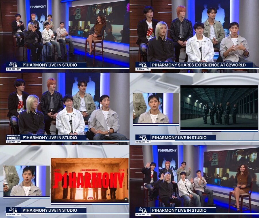 피원하모니, 美 FOX11 '굿데이 LA' 출연…11월 컴백 앞두고 '글로벌 존재감'