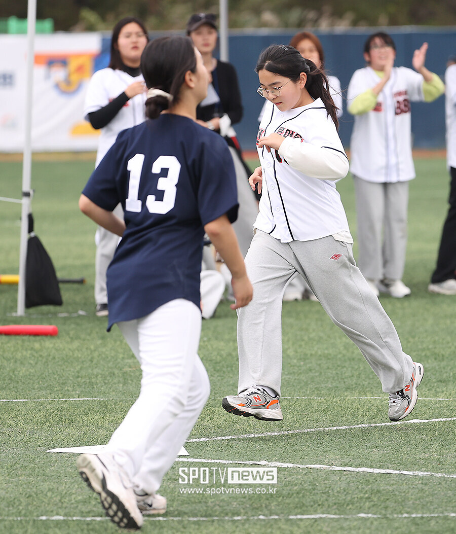 [포토S] 전국학교스포츠클럽 축전 티볼 대회, '득점 성공!'