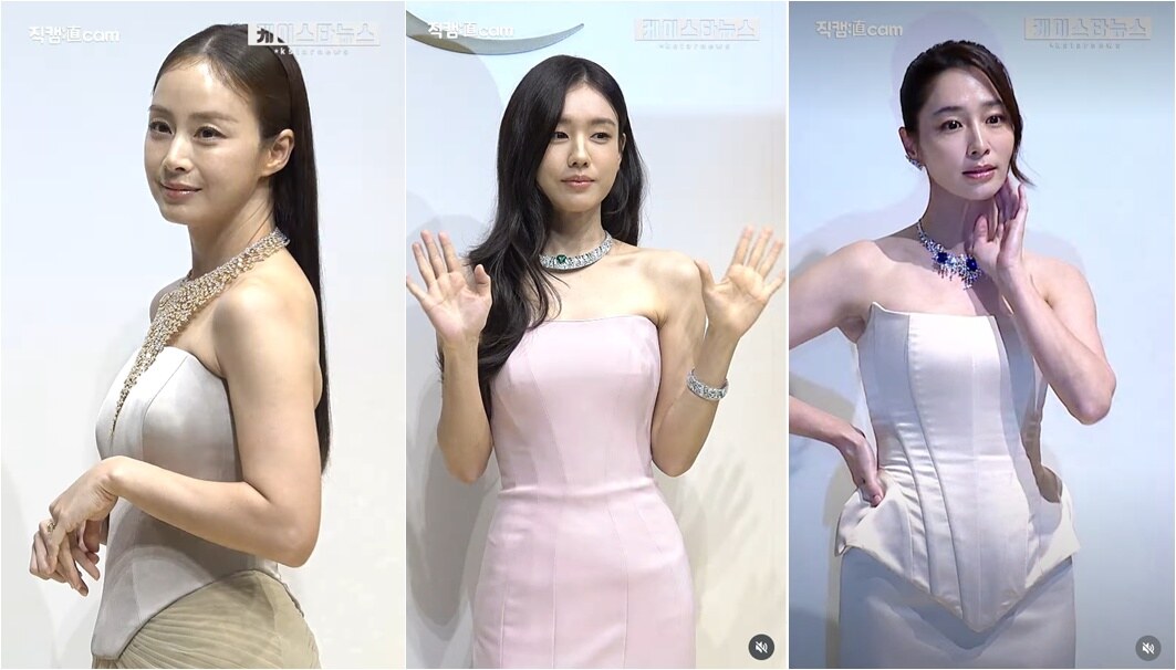 "김태희-이민정, 코디 나와서 반성해" 패션 테러급 행사장 근황...숨은 승자는 안은진?