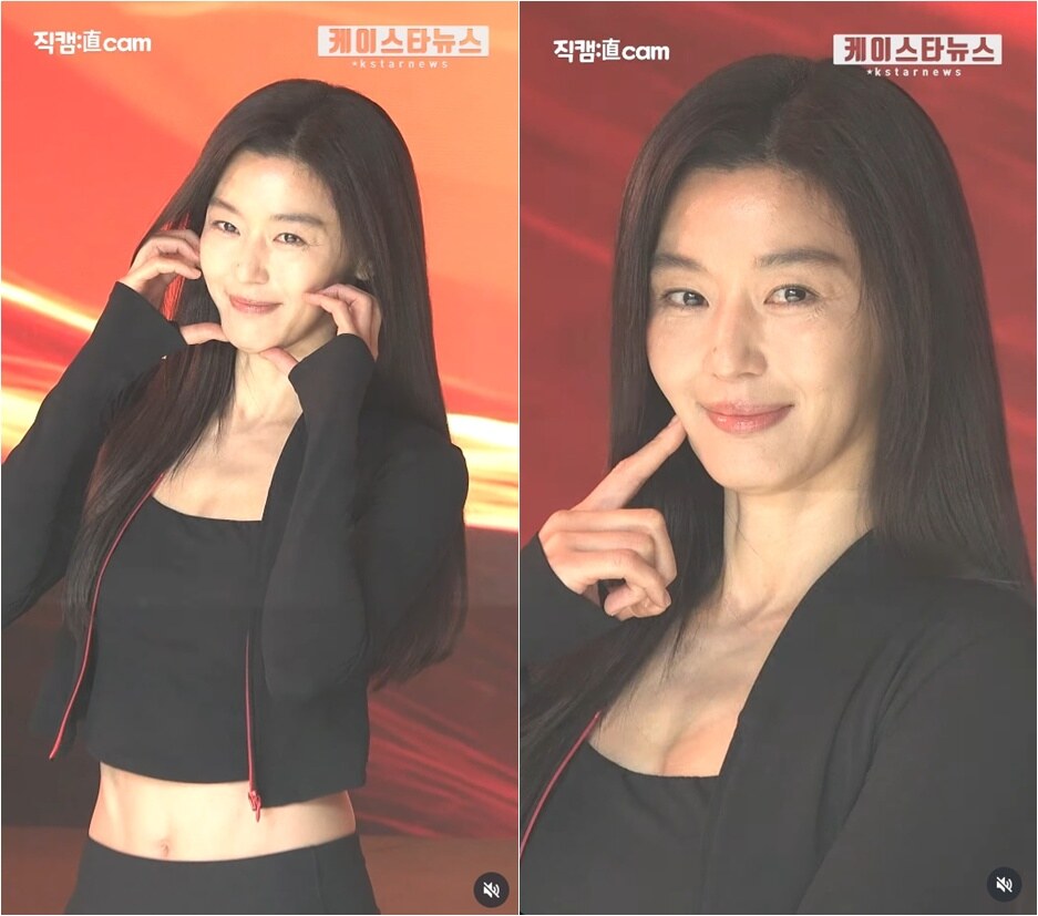 '45세' 전지현, 손등 주름 원천 차단→11자 복근 풀개방..."마운자로 없이 운동한 몸" 찬사 터졌다