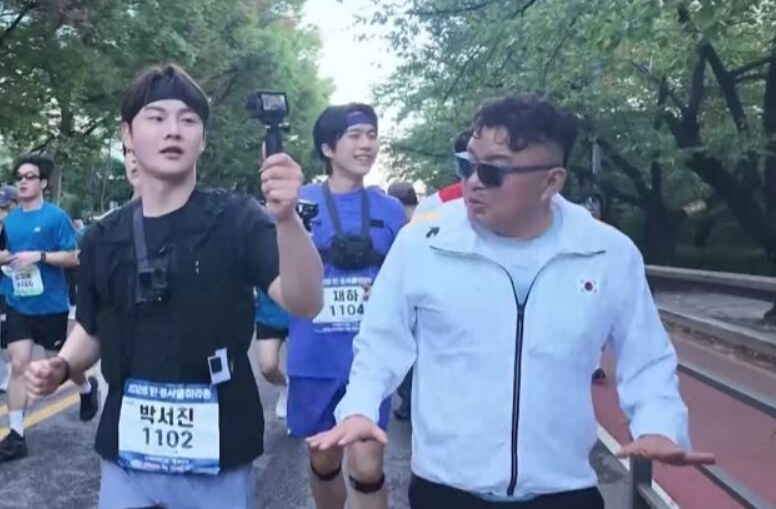 '살림남' 박서진, 황영조 지원사격 속 '하프마라톤' 완주 성공...기록보다 값진 '함께'의 의미로 여운 선사
