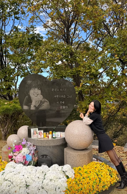 최준희, 결혼 후 엄마 故최진실 찾았다 "엄마 보러 오는 날은 항상..."