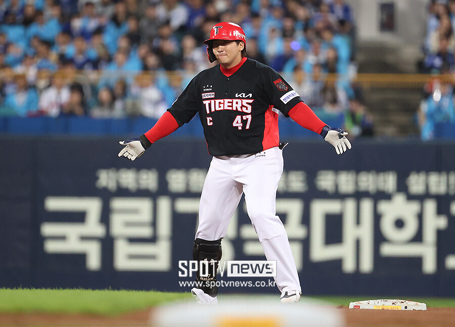 [포토S] 1타점 2루타 날린 나성범
