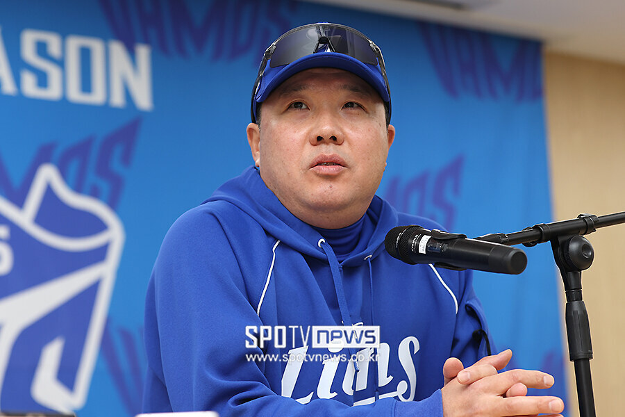 ▲ 박진만 삼성 감독은 중심 타자들이 이의리를 극복해야 한다고 주문했다 ⓒ곽혜미 기자