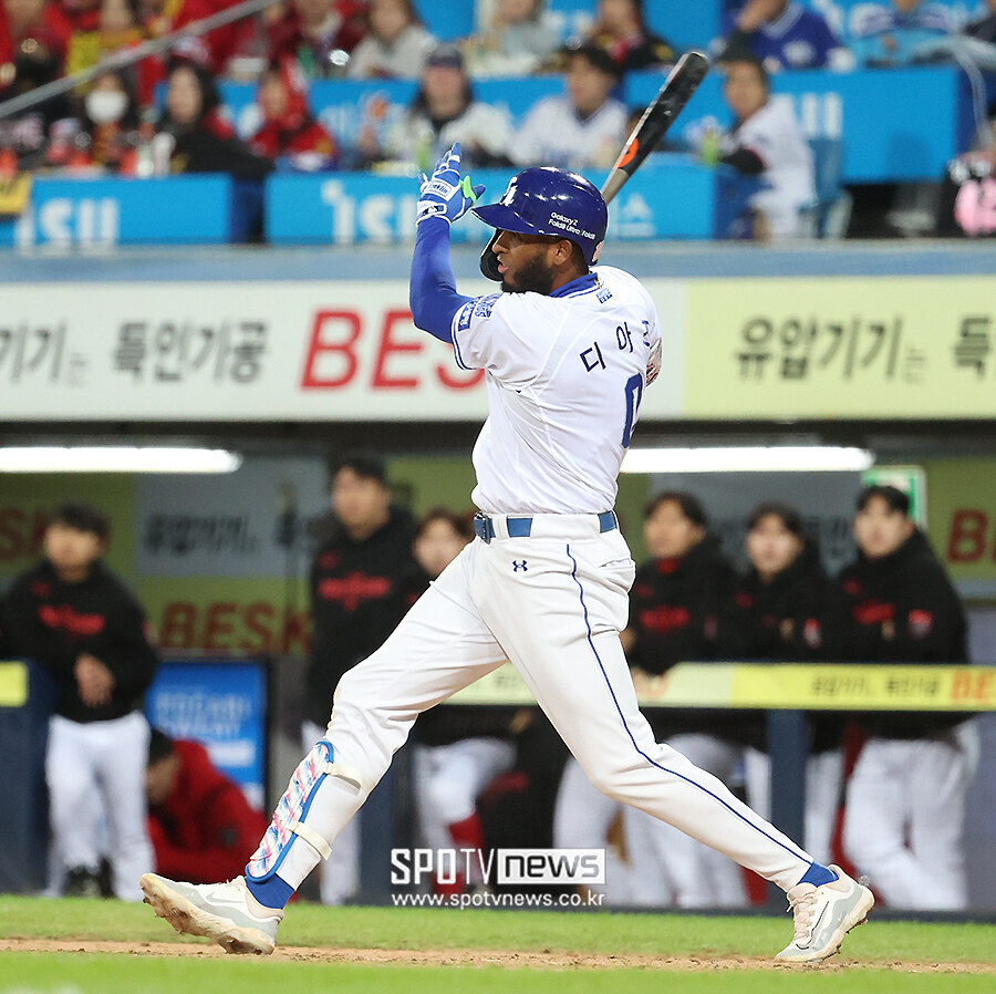 [포토S] 디아즈, '호랑이 기세 꺾는 투런포!'