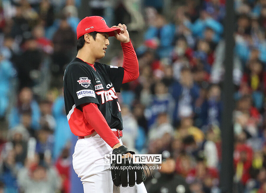 [포토S] 이의리, '아..'