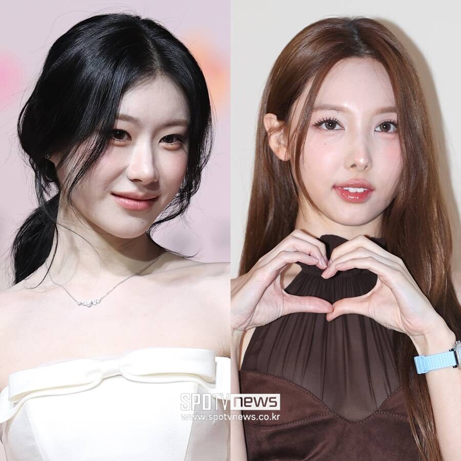 ▲ 있지 채령(왼쪽), 트와이스 나연.ⓒ곽혜미 기자