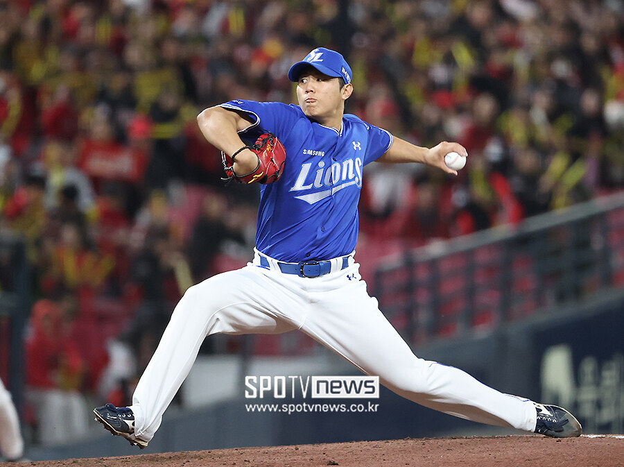 [포토S] 배찬승 역투